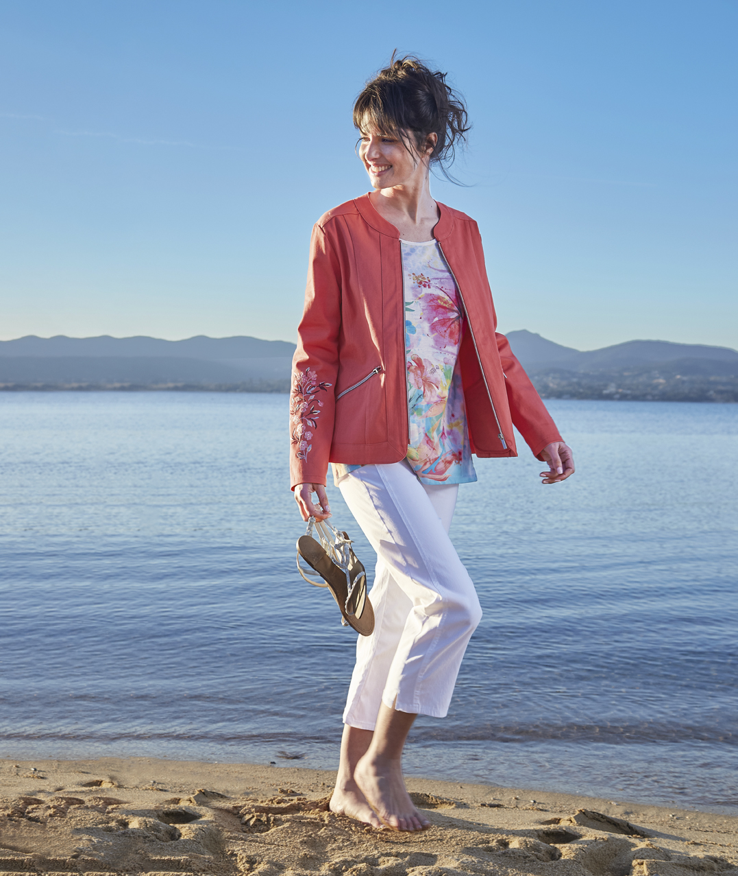 Pantalon droit haut cintré