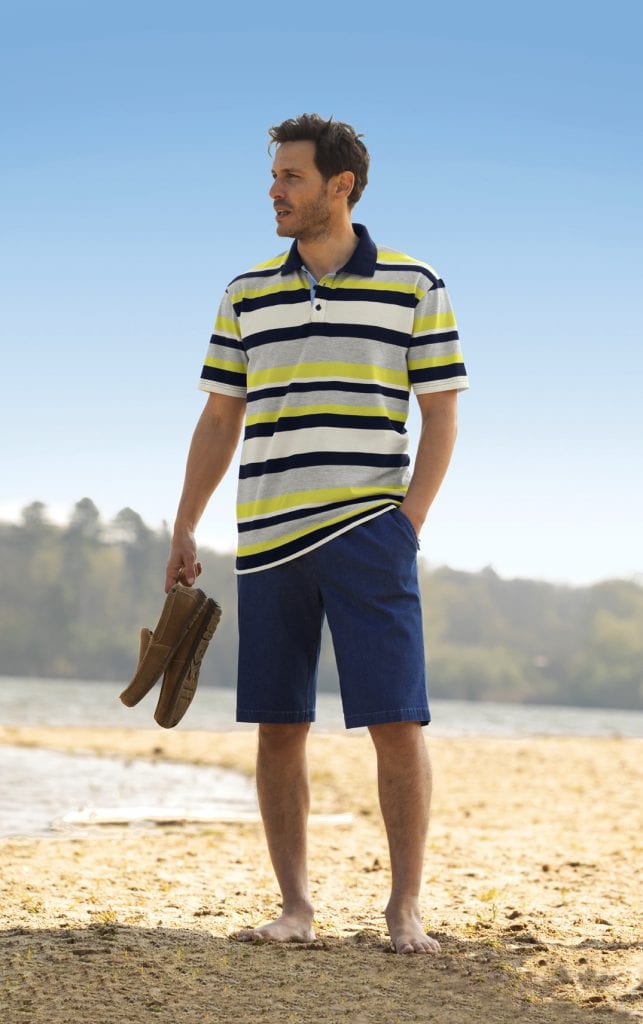 Polo rayé