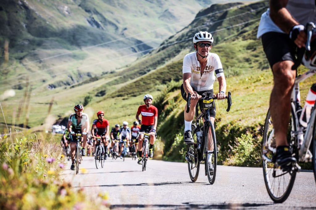 Coureur cycliste AFM étape montagne