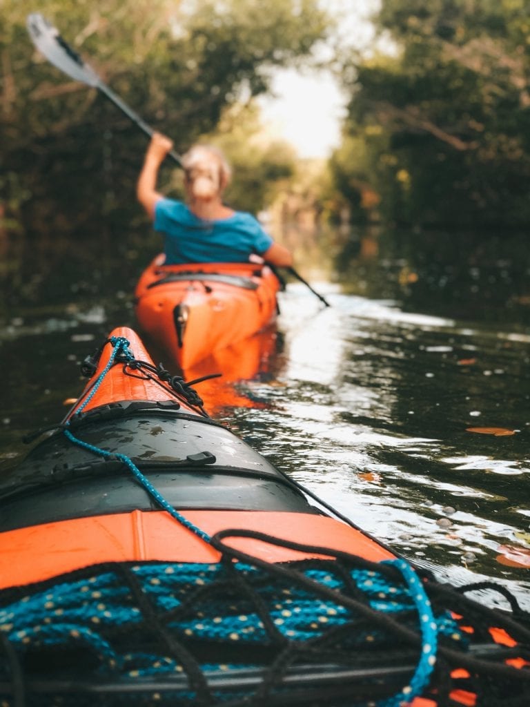 voyager en kayak