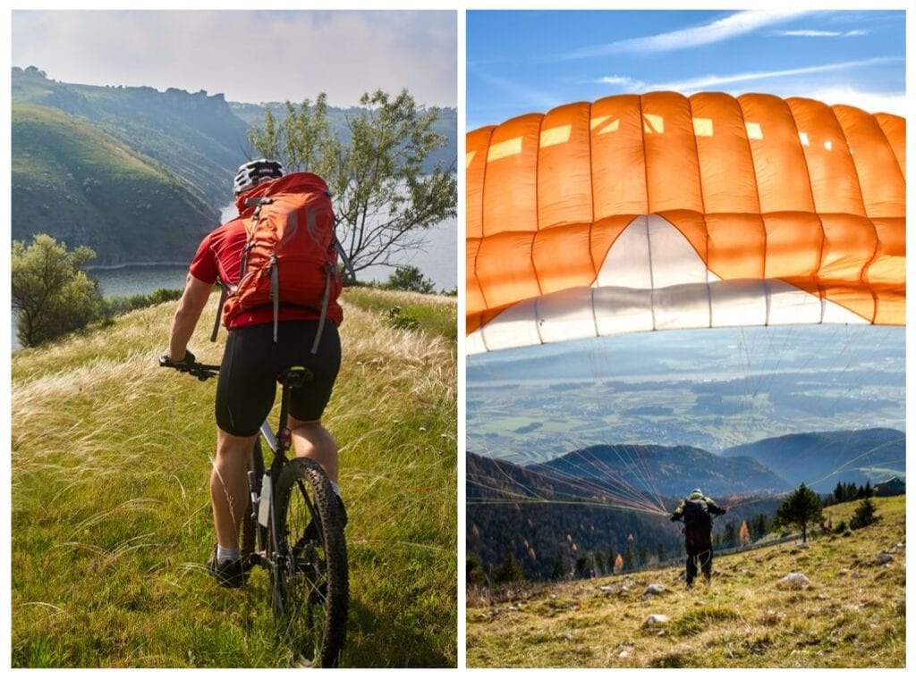 Activités vtt & parapente