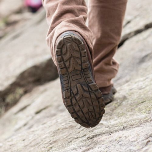 Semelle d'une chaussure de randonnée