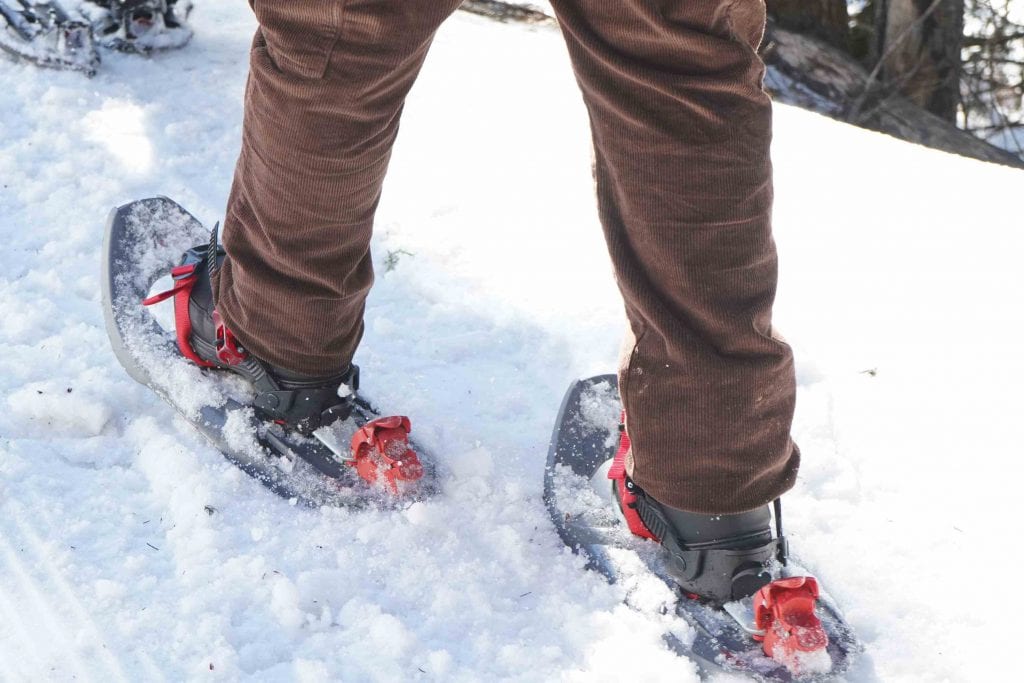 chaussures raquettes à neige