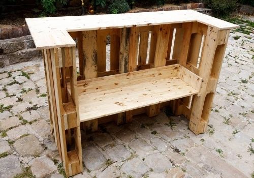 DIY Bricolage : Bar en palettes