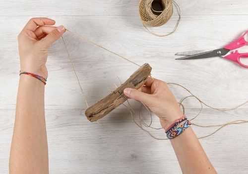 Carillon coquillage ; DIY