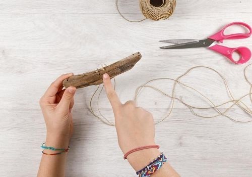 Carillon coquillage ; DIY