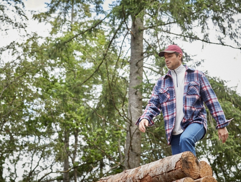 surchemise casquette foret