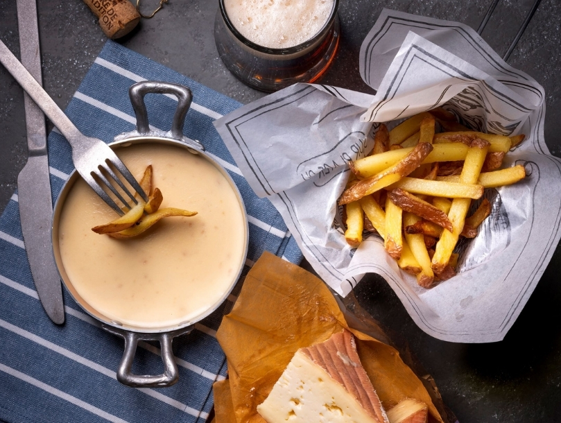 frites sauce aux maroilles