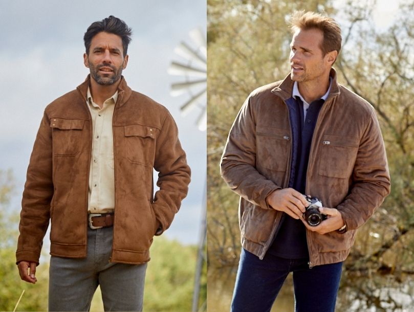 blouson suedine jean