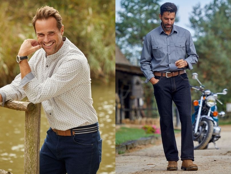 look jean chemise chic