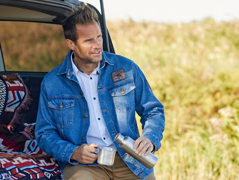 veste jean homme