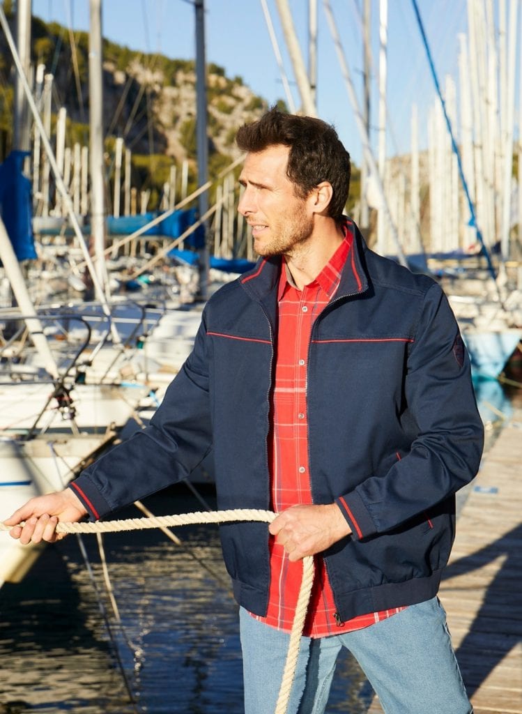 homme blouson twill
